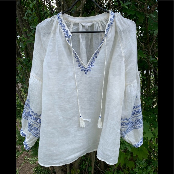 Lucky Brand Embroidered Blouse - Picture 3 of 12